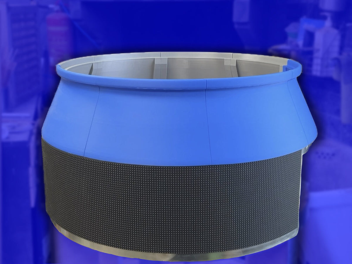 Pezzo di grande formato stampato in 3D FDM