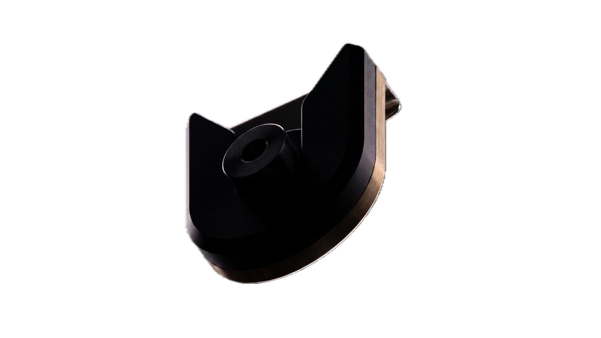 Render del prodotto Kickstarter, illuminato su fondo nero
